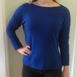 Lands' End Quarter Length Sleeve Top